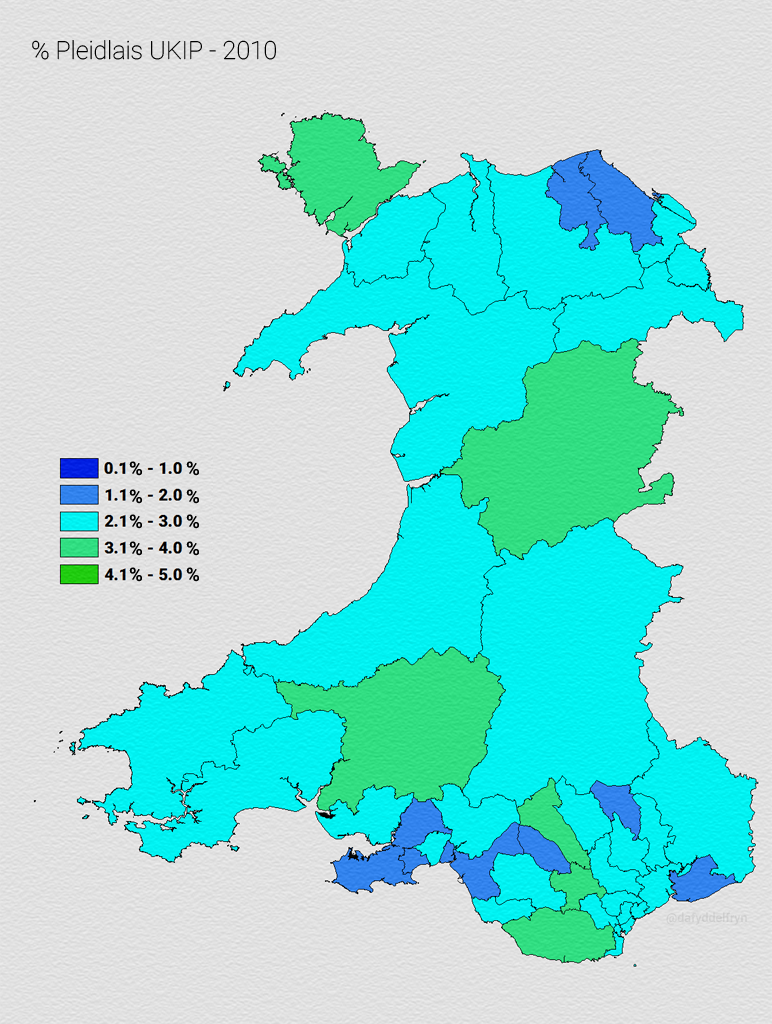 Map UKIP 2010