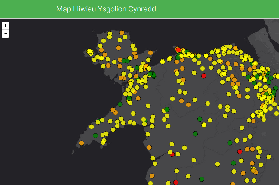 Map Ysgolion Cynradd